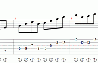 Long Form Cmaj7 Arpeggio Lick 3-29-09