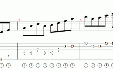 Long Form Cmaj7 Arpeggio Lick 3-29-09